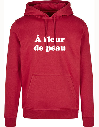 Sweat à capuche adulte À FLEUR DE PEAU