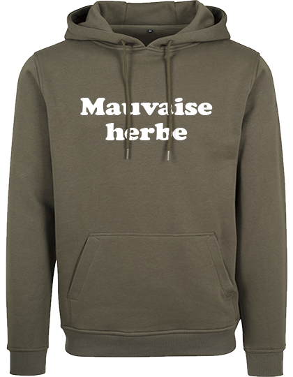 Sweat à capuche adulte MAUVAISE HERBE