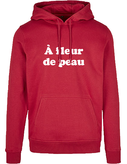 Sweat à capuche enfant À FLEUR DE PEAU